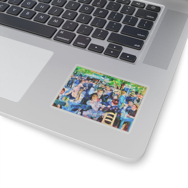 Renoir Dance Upscale - Vinyl Rectangle Sticker