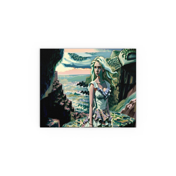 Cliff Over The Sea - Silk Poster