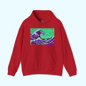 Purple Great Wave - Pullover
