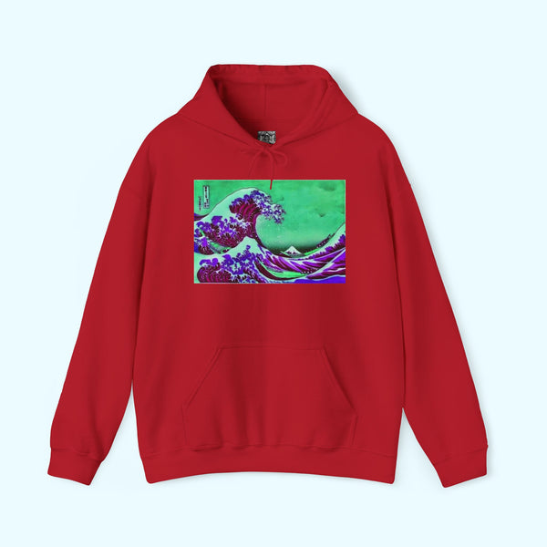 Purple Great Wave - Pullover