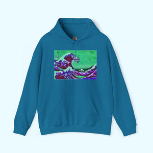 Purple Great Wave - Pullover