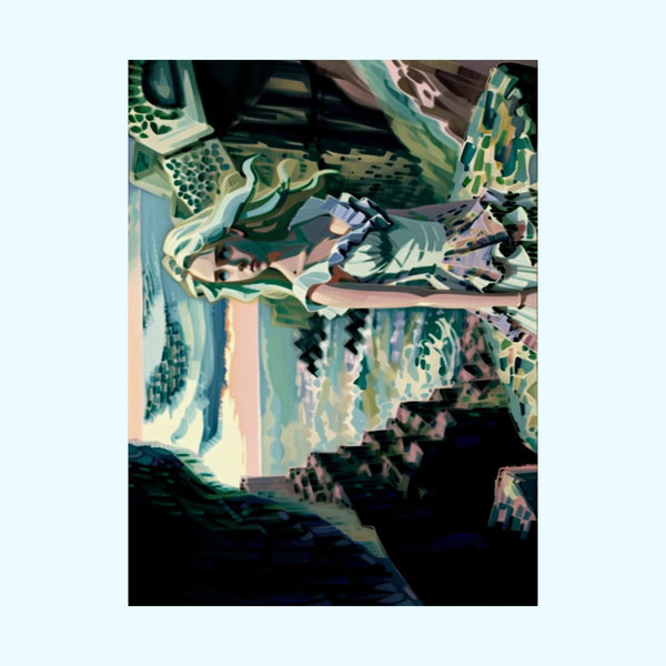 Cliff Over The Sea - Matte Poster