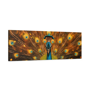 Neon Plumage - Canvas Poster