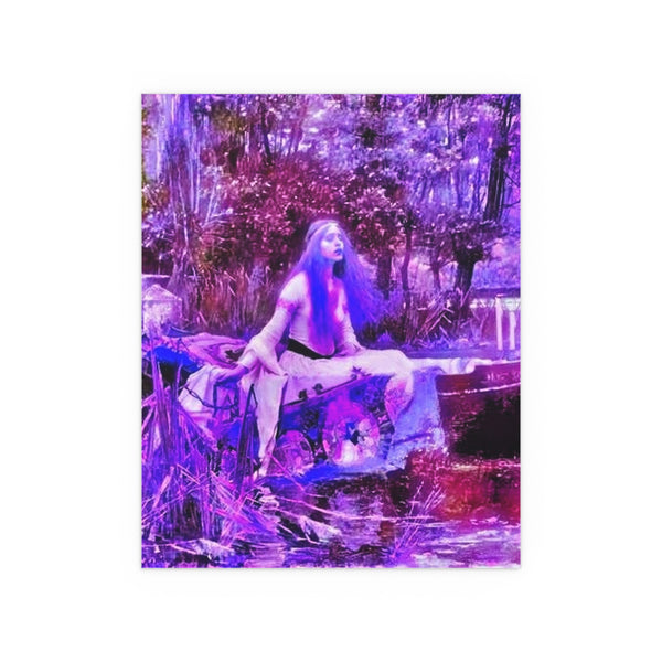 Shallot - Purple - Silk Poster