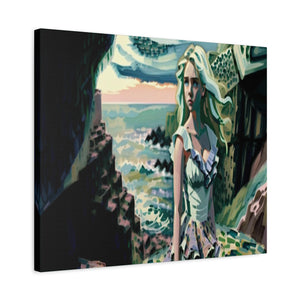 Cliff Over The Sea - Canvas Poster