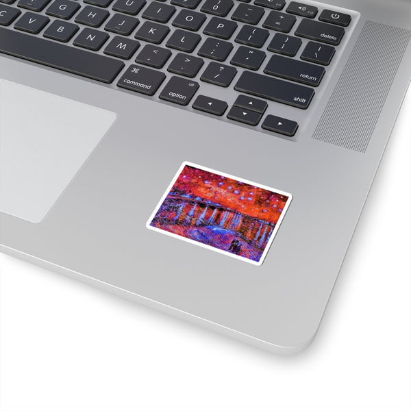 Rhone Orange - Vinyl Rectangle Sticker