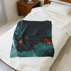Smoky Wraith - Velveteen Plush Blanket
