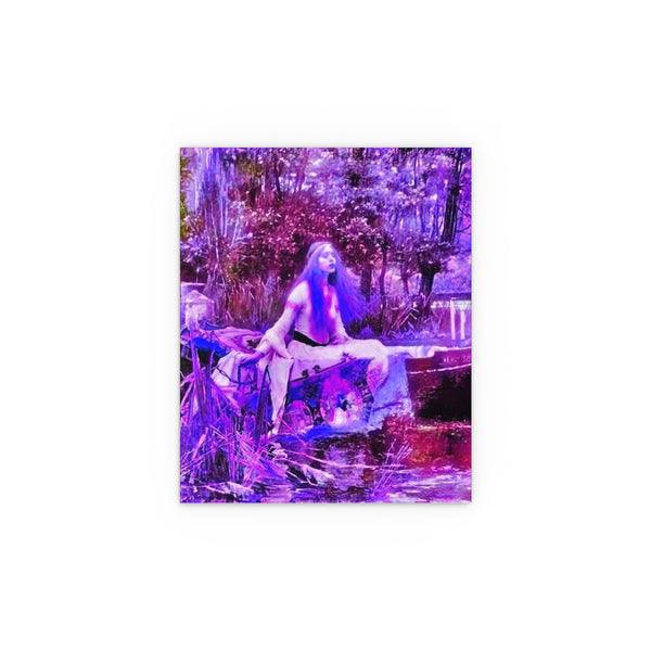Shallot - Purple - Silk Poster