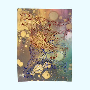 Chasing Gold - Velveteen Plush Blanket
