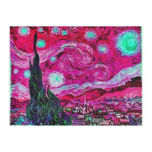 Star Night Fuchsia - Silk Poster