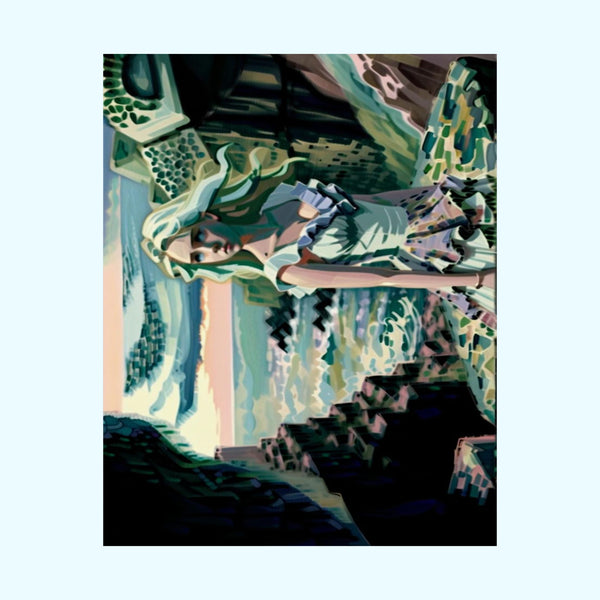 Cliff Over The Sea - Matte Poster