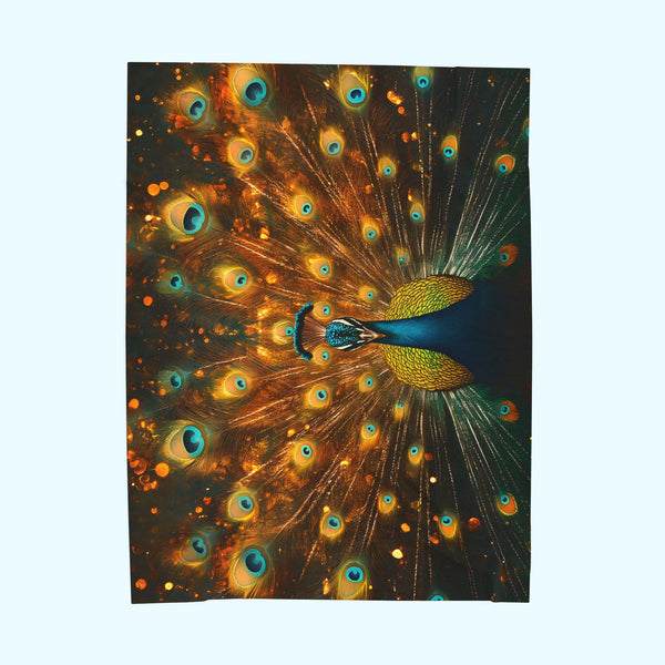 Neon Plumage - Velveteen Plush Blanket