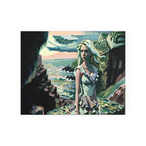 Cliff Over The Sea - Silk Poster