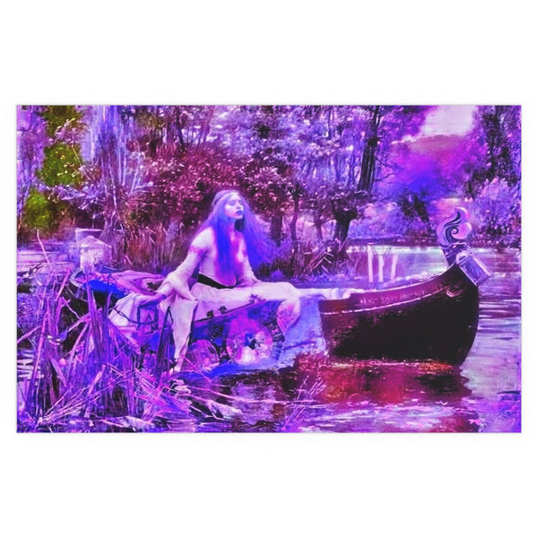Shallot - Purple - Silk Poster