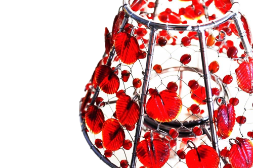 Handmade Colored Glass Tea Light Candle Holder