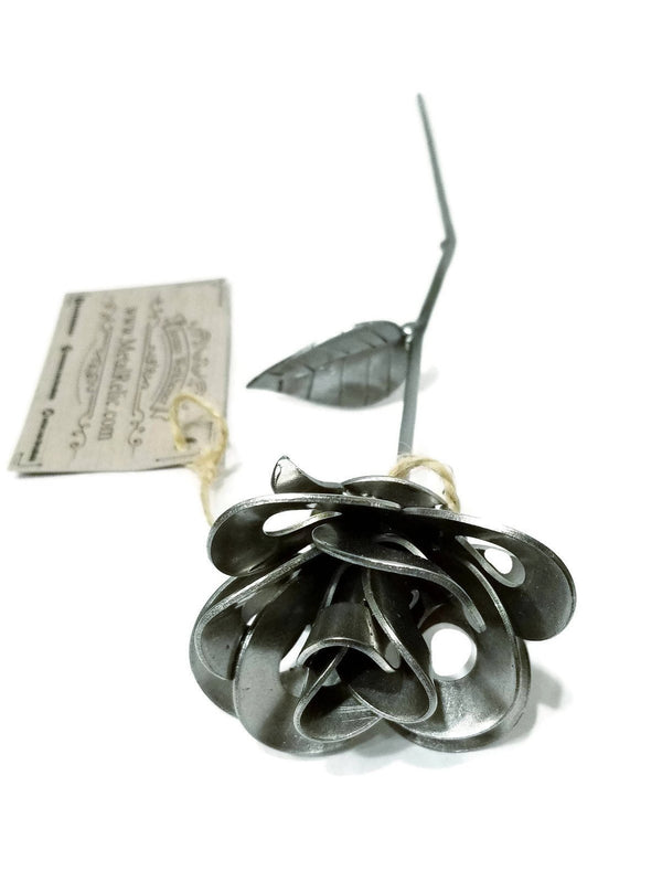 Original Immortal Rose, Steel Rose Sculpture
